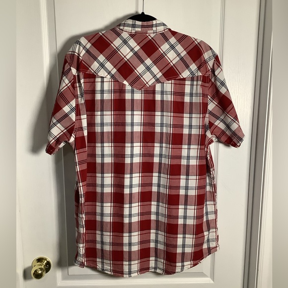 Aeropostale pearl snap plaid western button up - Picture 2 of 11